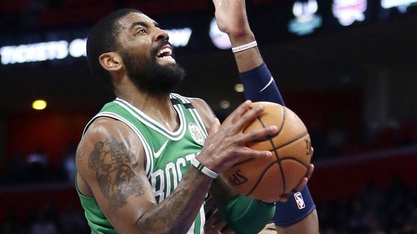 CelticsFanClub's tweet photo. Kyrie Irving says NBA should 'take a look' at Zaza Pachulia for dirty play https://t.co/FhaawTlf22 https://t.co/54ar0IjWzp