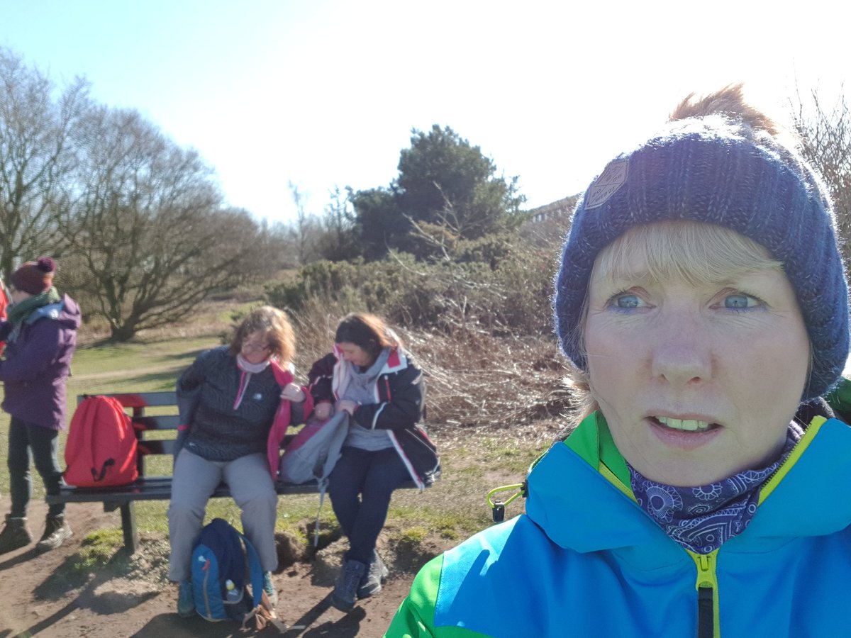 jacqamac's tweet photo. Great walk today on The Helsby/Frodsham Sandstone Trail with MMU walking group!  @a_dean10 https://t.co/myAIsVstv0