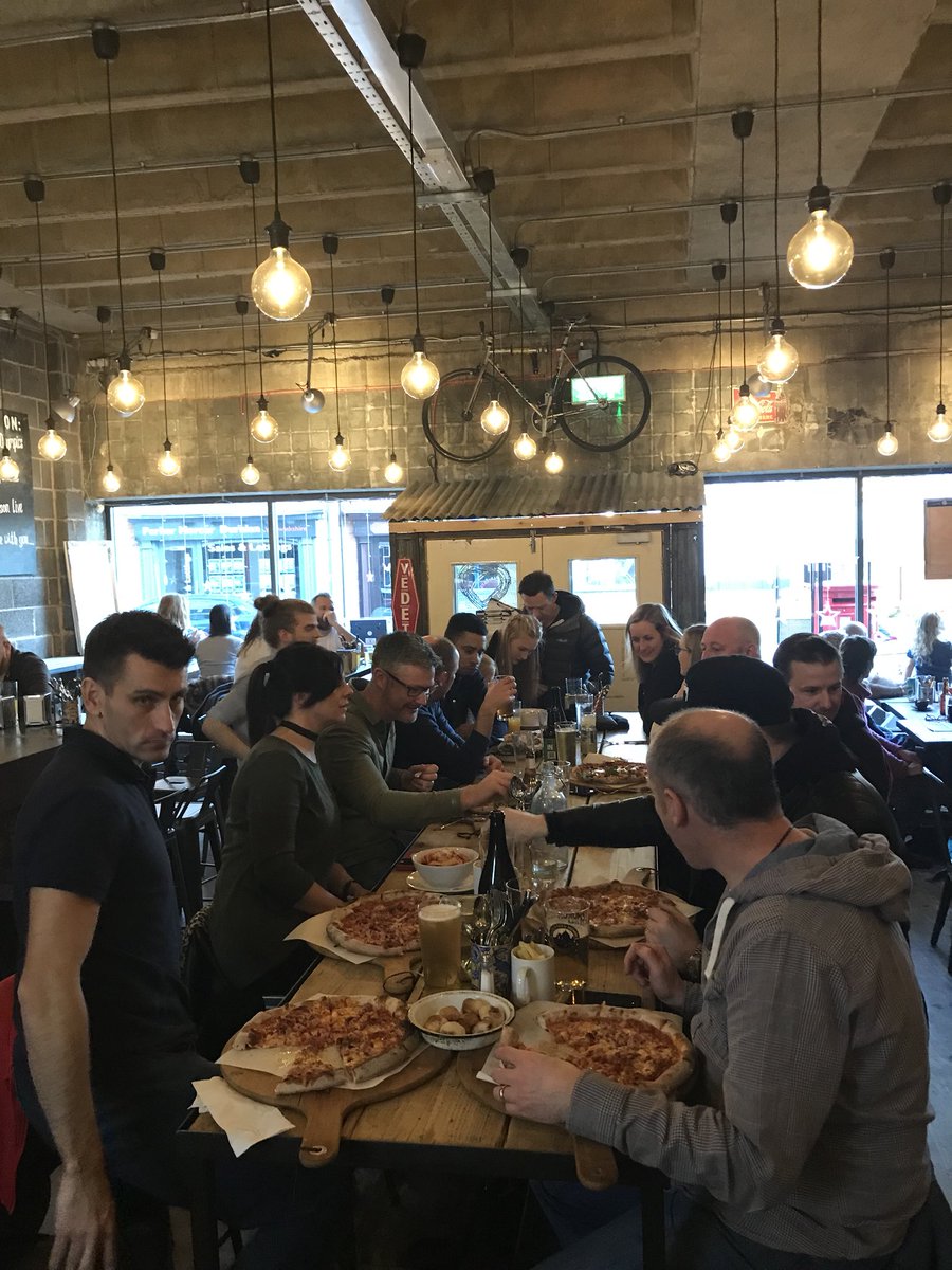 WLR_CC's tweet photo. Post Rawlo feeding at club HQ @DoughAndBrew for the WLRCC team #rawlo #pizza #refuel https://t.co/yDZvBxyrVu
