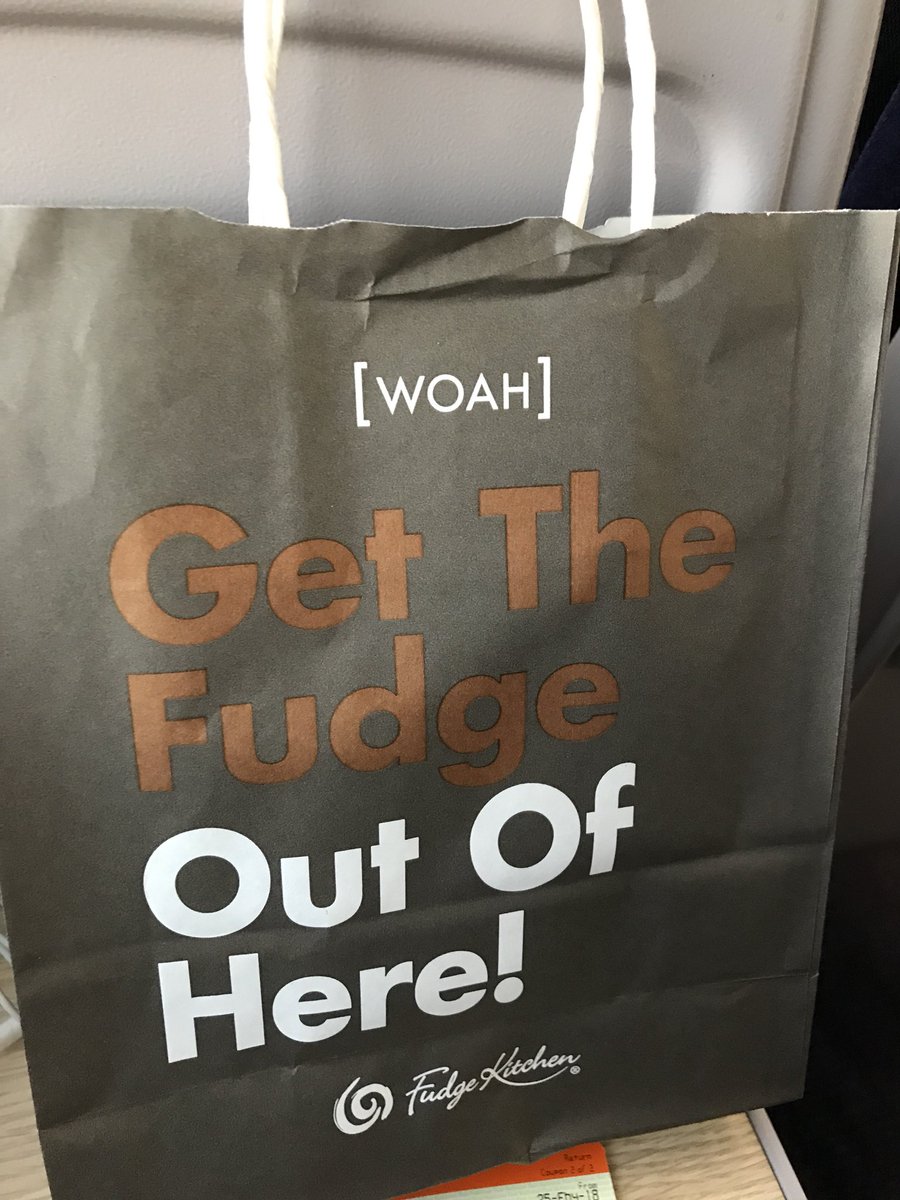 am_blythe's tweet photo. Stocked with my fav fudge from @fudgekitchen #goodbyeteeth ๐ฌ https://t.co/ndumSHUzaH
