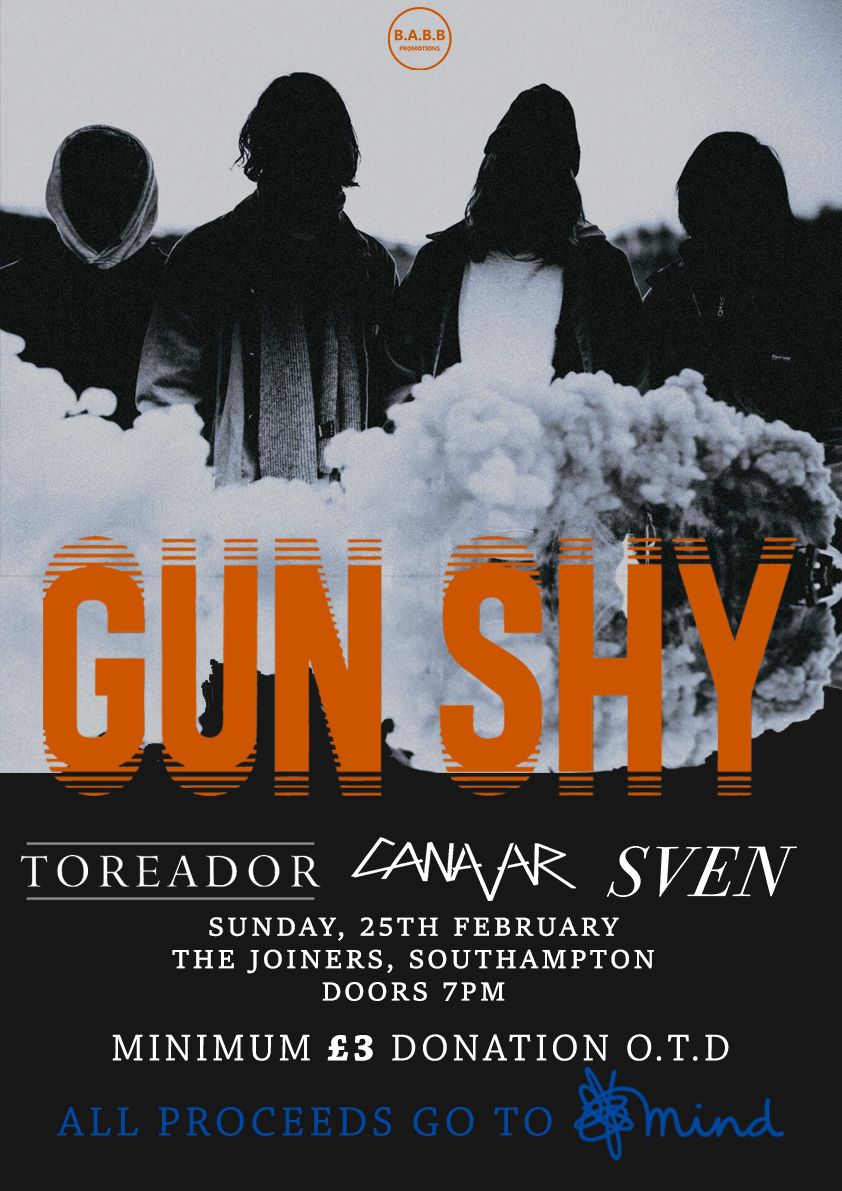 joinerslive's tweet photo. TONIGHT
Our good mates @welcometogunshy are here - its all for charity too! Minimum donation £3 so get down, have a party and help save some lives! https://t.co/1S3rE5lvzd