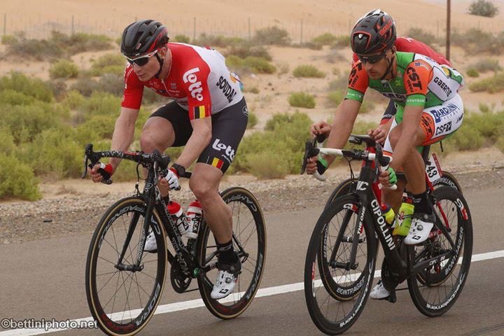 #AbuDhabi, <a href="/brescio_/">Michael Bresciani</a> regala l'en plein di fughe alla <a href="/Bardiani_CSF/">Bardiani-CSF 7 Saber</a> con 170 km vento in faccia 💪 quattro tappe e quattro attacchi 🙌
