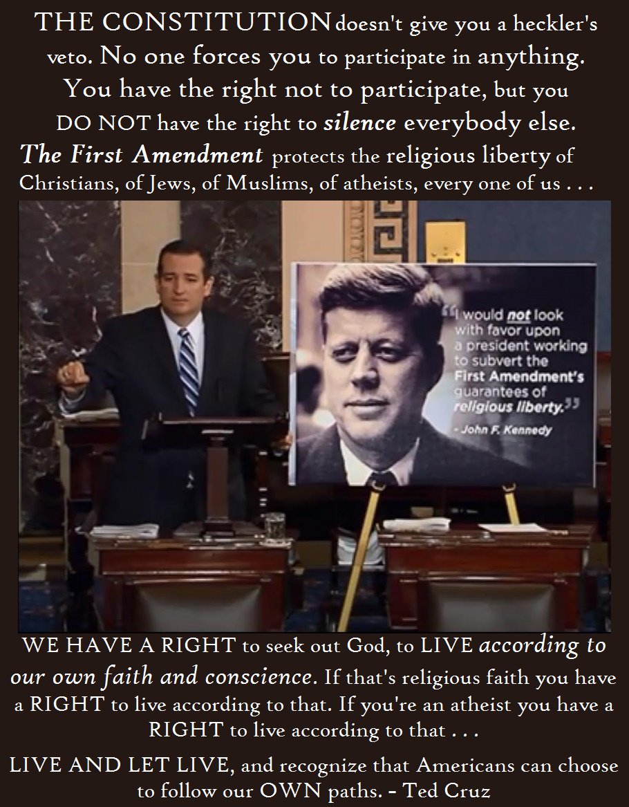 DarleneHBrook's tweet photo. This:

#FirstInTheFight
#Constitution #BillOfRights #1A
#ProtectReligiousLiberty #DefendReligiousLiberty
#JusticeForBarronelle #JusticeForJack #WeGotYourBackJack #PrayingForAwakening #FreeToBelieve #WeCruz #ForLiberty

Is why I support (and campaign for) @tedcruz #toGodbetheglory https://t.co/O6AbzDIJh1