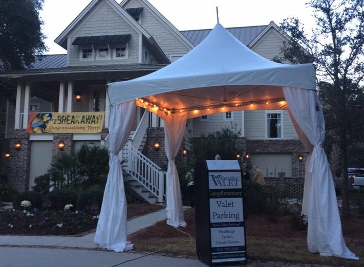 Wedding season will be here before you know it! Are you ready? Shoreline Valet is geared up and ready to go with a Compact Podium! #wedding #weddingseason #bride #groom #service #valetparking #noparkingproblems