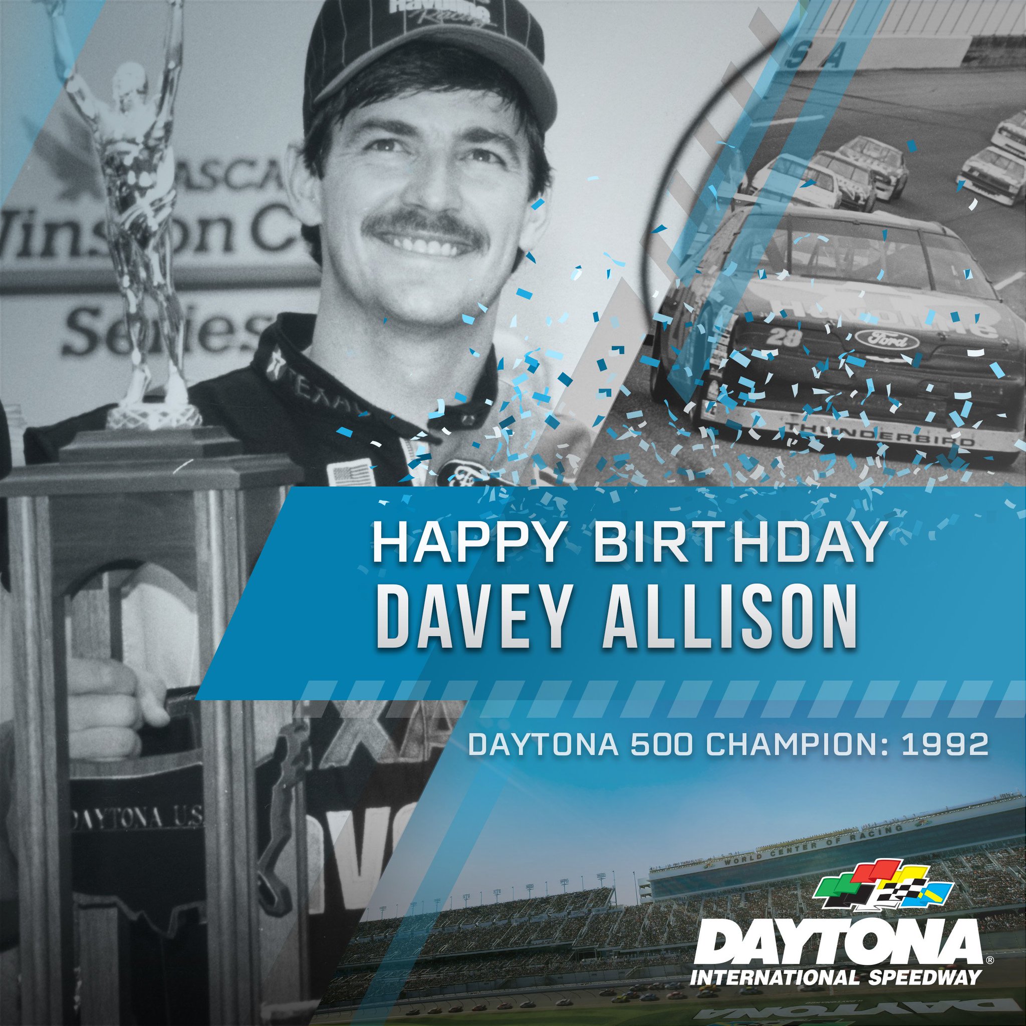 Happy Birthday to 1992 Champion, the late Davey Allison. 