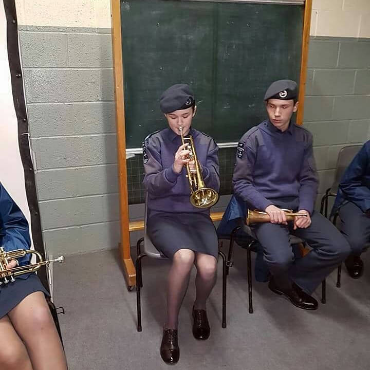 Another productive weekend for 2324 squadron with Cpl Kyte and Cdt Syed picking up and learning to play new instruments. 
#whatwedo