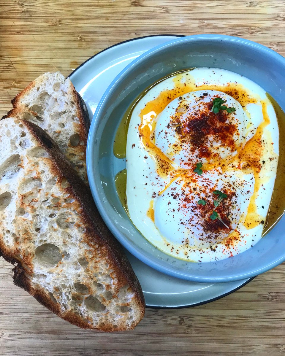 _Bridewell_'s tweet photo. Turkish eggs // roasted garlic yoghurt, poached eggs, brown butter, sumac and sour dough toast #specialitycoffee #coffeelovers #barista #cafe #donaghadee #coffeelife #coffeebreak #bythesea #northernireland #coffeetime #foodni #foodiefinds #peoplebrewcoffee #coffeeshop #espresso https://t.co/4cJQ0xd3NN