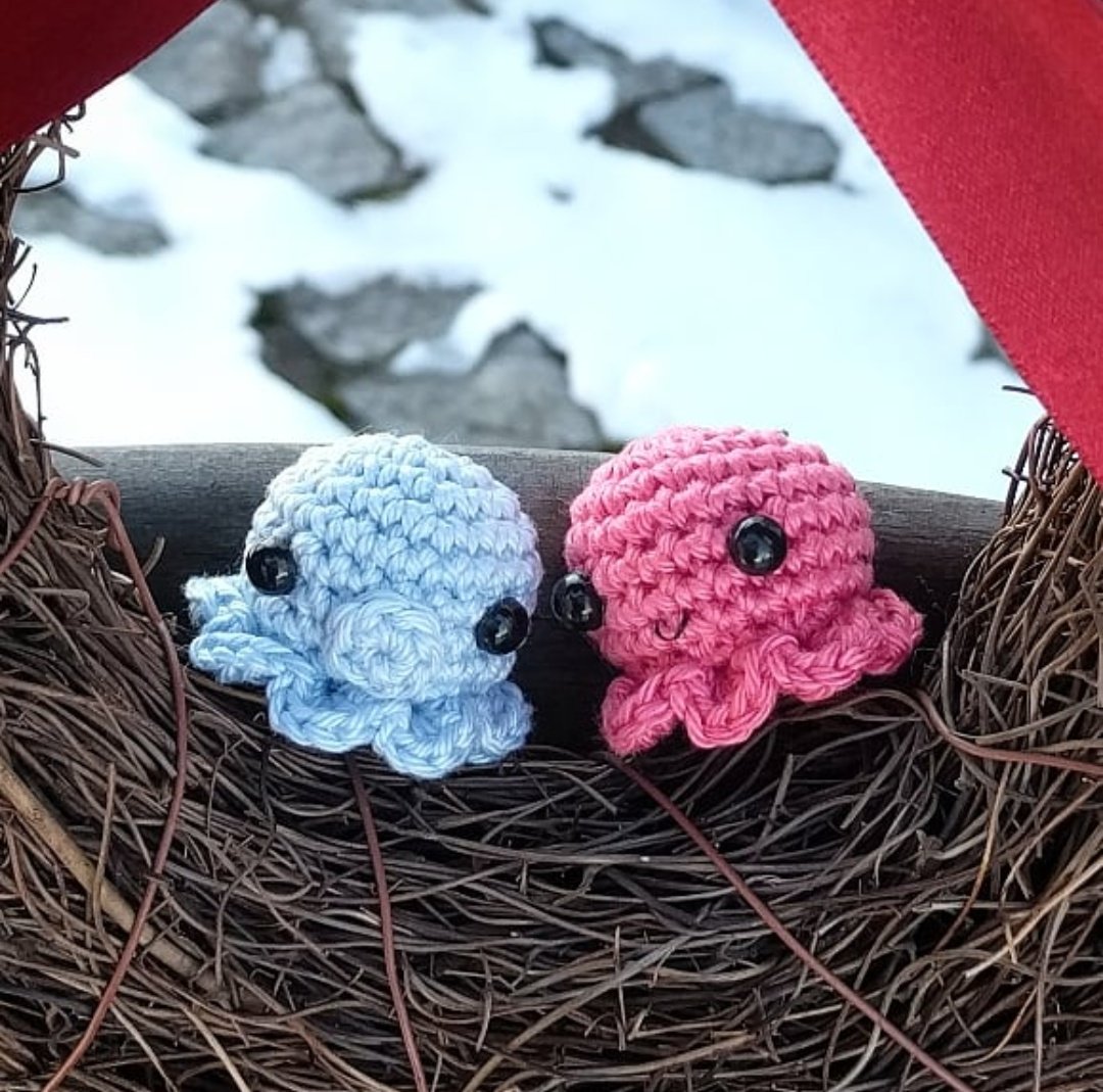 KreativKueken's tweet image. 🐙 VERLOSUNG 🐙

Diese beiden niedlichen Oktopoden suchen ein neues Zuhause! 
Mit einem Retweet bist du im Lostopf! Viel Glück! :)