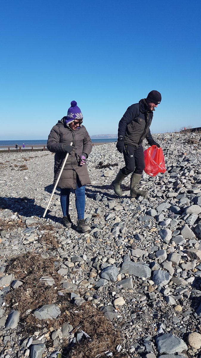 Llanfairfechan beach clean today
