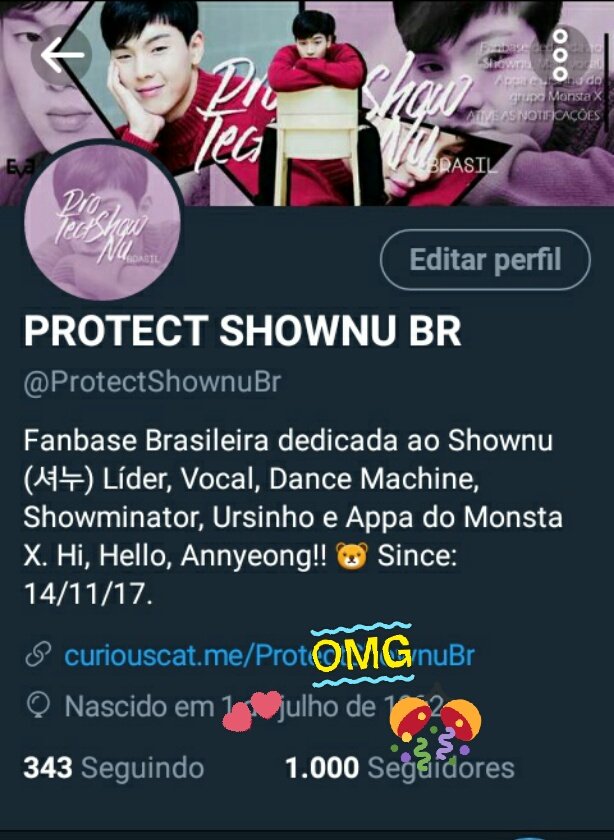 portalshownubr's tweet photo. [♥]  AAAAA CHEGAMOS A 1000 seguidores e estamos muito felizes e gratas pelo carinho e apóio de vocês. Obrigada(o) pelo apóio imenso de todos os seguidores e FB e FC que nos receberam tão bem. Prometemos fazer nosso melhor e por favor apóie muito o nosso líder maravilhoso ❤ https://t.co/9lkjl09qkB