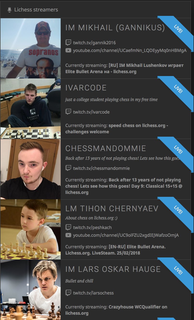 Join the Lichess Streamer Community