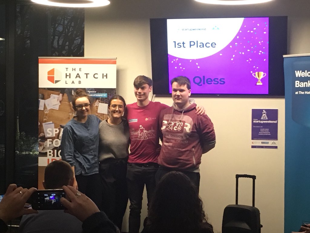 Congrats to Qless!!! Winners of #@SWGorey!! #techstars @BOIstartups #swgorey