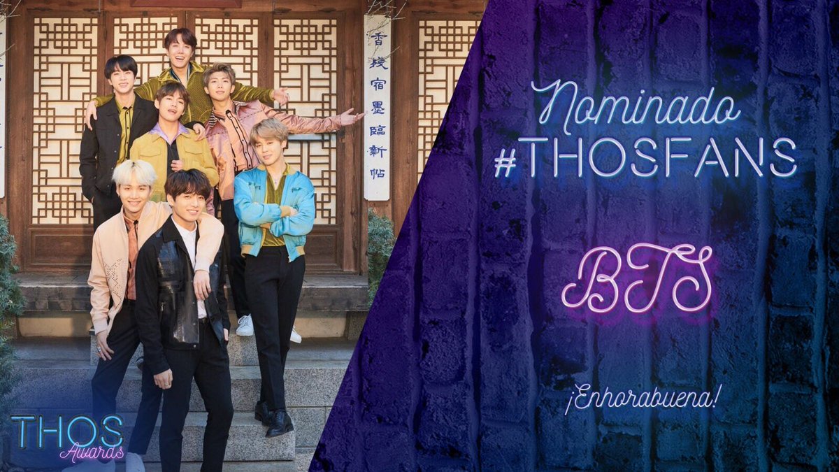 TheHallOfStars's tweet photo. Enhorabuena, habéis conseguido que @BTS_twt sea uno de los primeros grupos K-pop nominados a unos premios en España 🔥 ¡Ha sido una locura contar todos vuestros votos! 😱
#RadioTHOS19
https://t.co/oGPdRE1J8G https://t.co/R4NP58xZOT