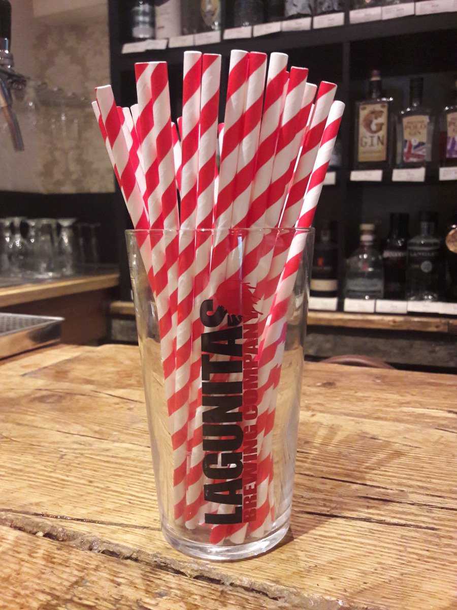I'm really happy to see that <a href="/DrunkdryOx/">Drunk Dry</a> are now using biodegradable straws. Well done guys 👍