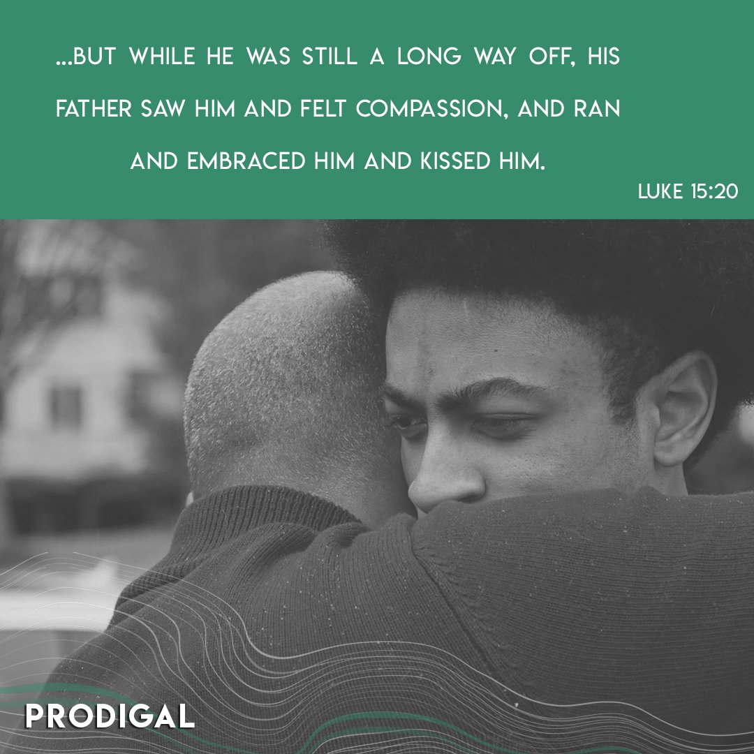 LifePointTweets's tweet image. And he arose and came to his father. But while he was still a long way off, his father saw him and felt compassion, and ran and embraced him and kissed him. // Luke 15:20