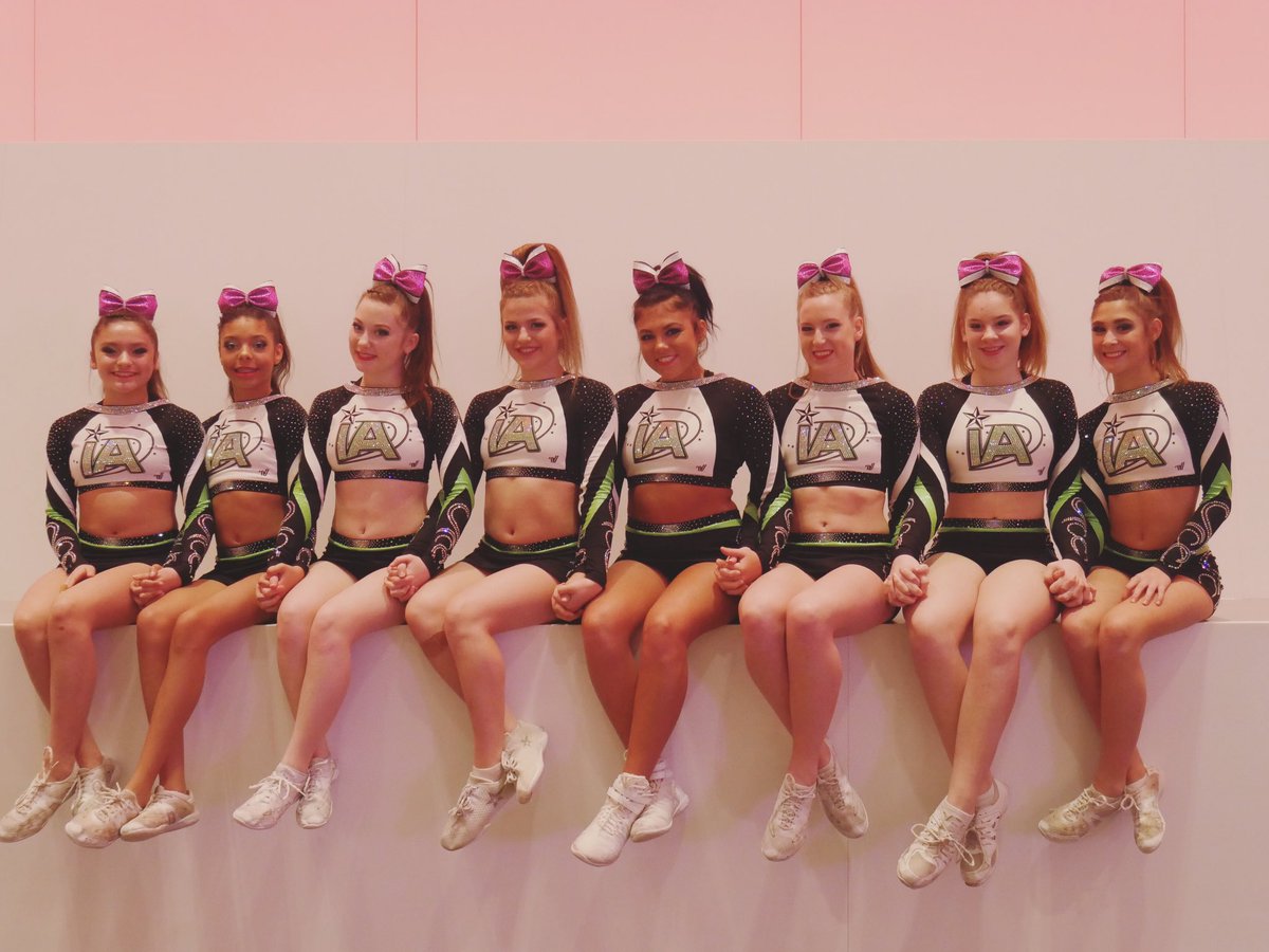 ICE_Michigan's tweet photo. P5 just hit zero two days in a row!!!!! They looked amazing!!! 💗💚🖤 #infinitystrong @VarsityAllStar @COAtweet https://t.co/uGtvpR8sR8