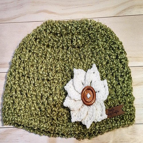RedsCraftyCraft's tweet photo. Messy Bun Beanie with Flower https://t.co/qdgcGMN3k7 https://t.co/pnG2psNKXk