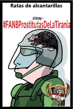 kkatiragladys's tweet photo. Cuando quienes juraron defendernos son los que nos reprimen y nos matan, sabemos que son: #FANBProstitutasDeLaTirania https://t.co/8GXj4f5IBC