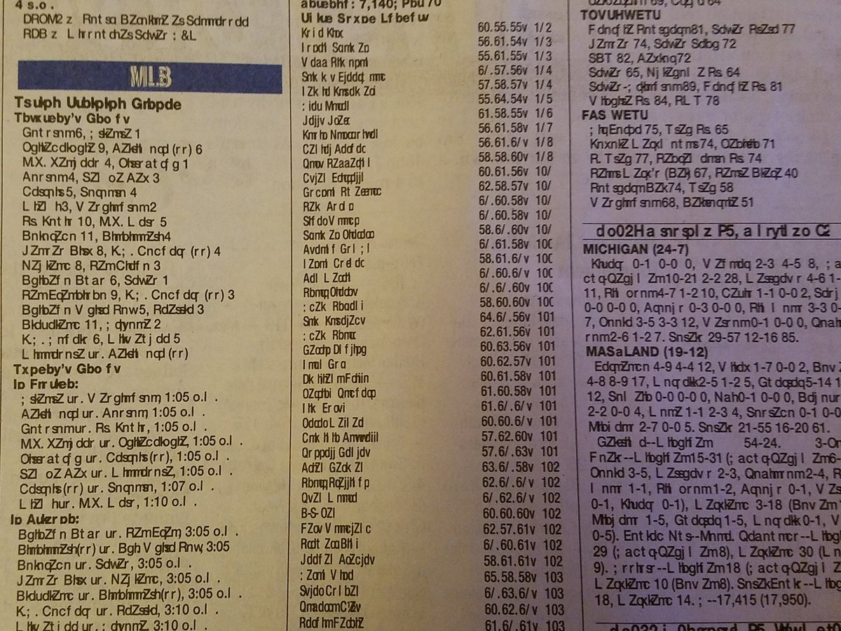 Hey, <a href="/HeraldMailNews/">Herald-Mail Media</a>: something went terribly wrong with today's sports section or there's a hidden message here intended for a man in a trenchcoat.