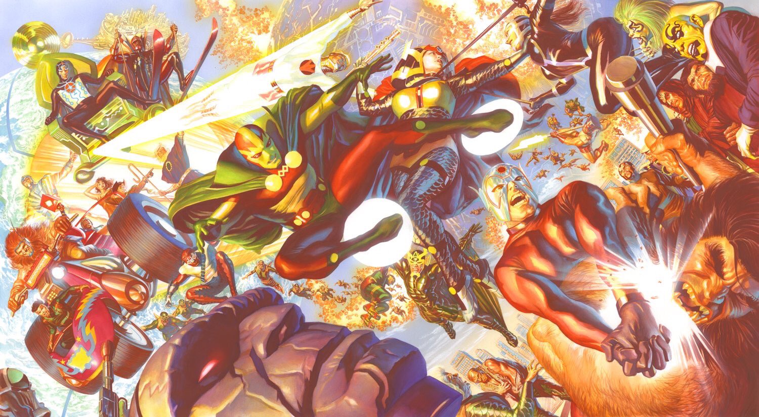 New Genesis vs Apokolips (New Gods) by Alex Ross (Comic Book writer/artist)  : DCcomics