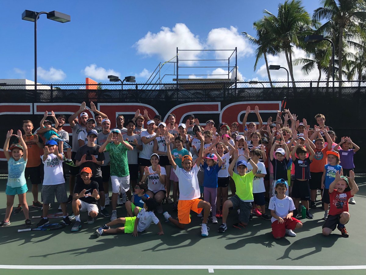 Miami Hurricanes Men's Tennis (@canesmenstennis) on Twitter photo The second Hurricane Aces session of the year was a complete success! Thanks to everyone who joined us and <a href="/CanesWTennis/">Miami Hurricanes Women’s Tennis</a> for a day full of tennis, sun and fun at the Schiff! 🔶💚🎾 The second Hurricane Aces session of the year was a complete success! Thanks to everyone who joined us and <a href="/CanesWTennis/">Miami Hurricanes Women’s Tennis</a> for a day full of tennis, sun and fun at the Schiff! 🔶💚🎾