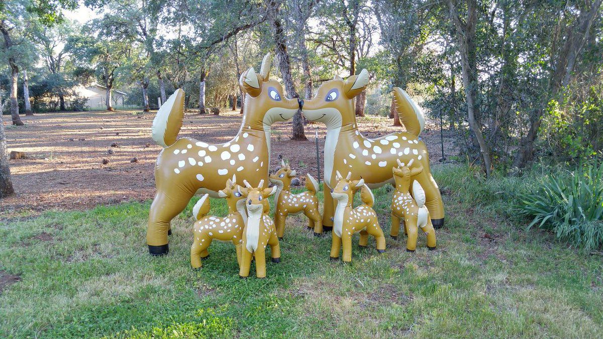PhenodToy's tweet image. 🌟Phenod Toy Exclusive GIVEAWAY🌟Follow/RT to enter⭐️Ends 3/31 ⭐️
🌟Win your choice of a doe or buck 6ft inflatable deer⭐️No giveaway/locked accounts⭐️Order your own deer here: phenodtoy.com⭐️
⭐️Pre-order ember the dragon here:goo.gl/Jj2Aww⭐️