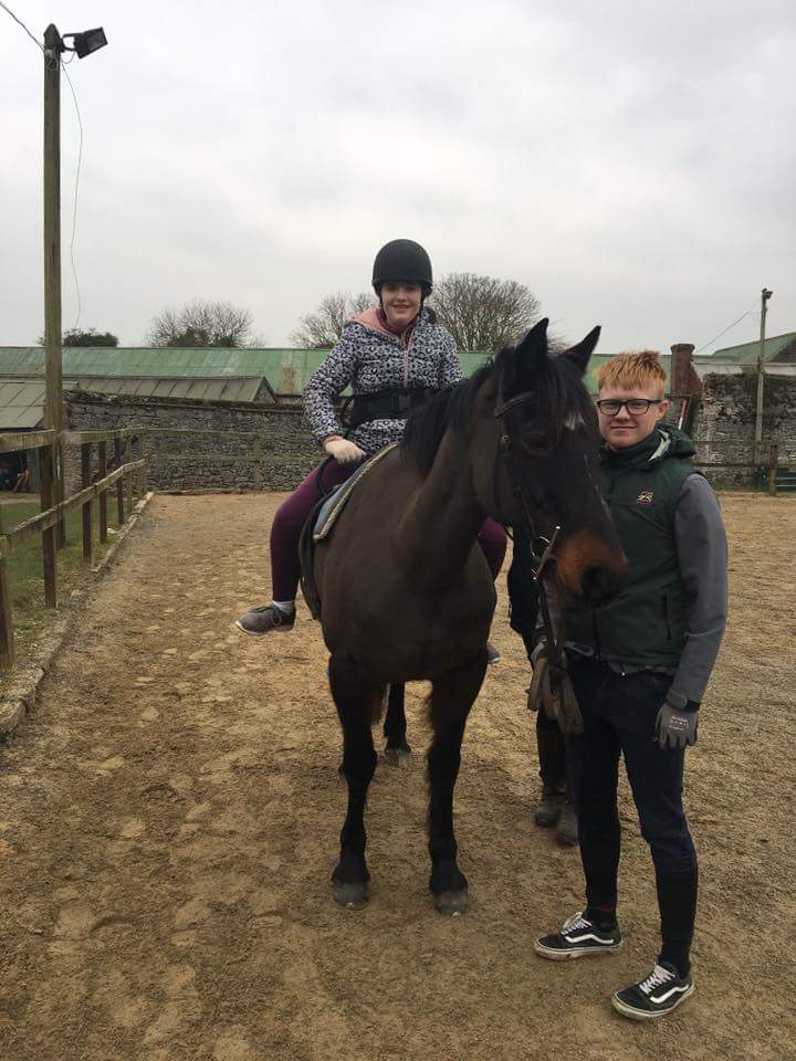 It was Anna's first session at Ability... well done Anna, great work 😃👏🐴❤ #Ability #TherapeuticRiding #EquineAssistedTherapy