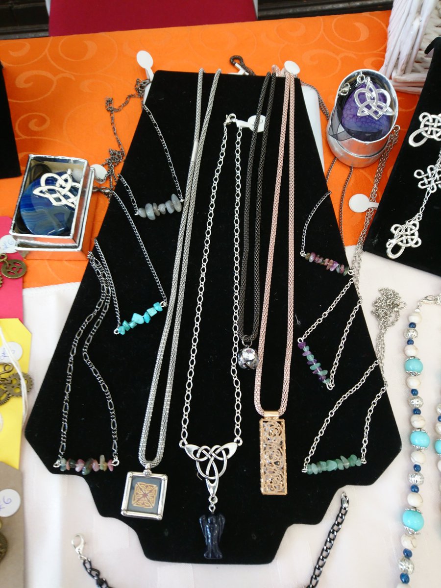 RhiEnch's tweet photo. #RhiannonsEnchantment necklace with semi precious stones and celtic designs. £10 each plus postage https://t.co/E1mYh7C4H4