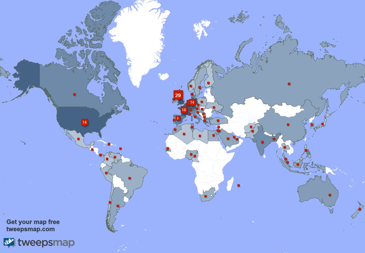RedRockTrans's tweet image. My followers live in UK. (29%), France(18%)... Get your free map: tweepsmap.com/!RedRockTrans