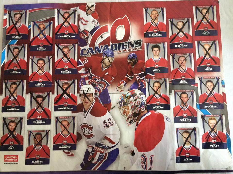 AndyMPressoir's tweet image. Carey Price, le dernier des Mohicans de ce poster de l'édition 2009-2010. (crédit: @iluvch88) @JdeMontreal #Habs