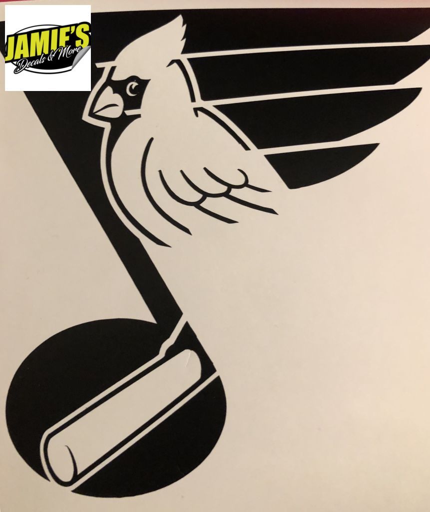 Jamiesjars's tweet photo. St. Louis Cardinals and Blues- MashUP - Four Sizes - Color Options - JD version #jamiesdecals #cardecal #yeti #truckdecal #windowdecal #cuplady #cypermonday #tumblers #gift #jamiesdecalsandmore
$5.00
➤ https://t.co/QZuuiohJUs
via @outfy https://t.co/yZmDmyLovY