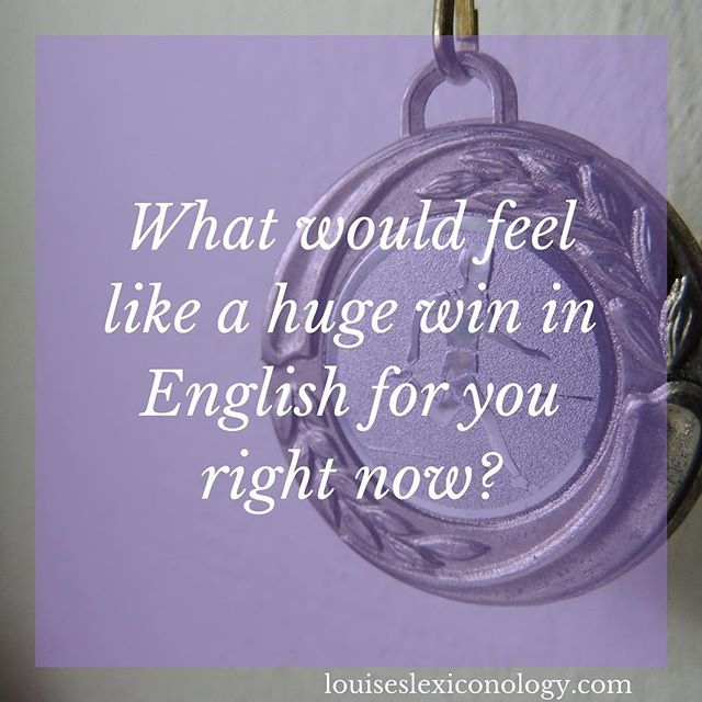 lexiconology's tweet image. Today’s question is to help you think about what success looks like for you in English. 
It’s important to think about successes both big and small, so as we come to the end of the month what is your win (success) for February?
.
#successinenglish #mybig… ift.tt/2ozO5Ls