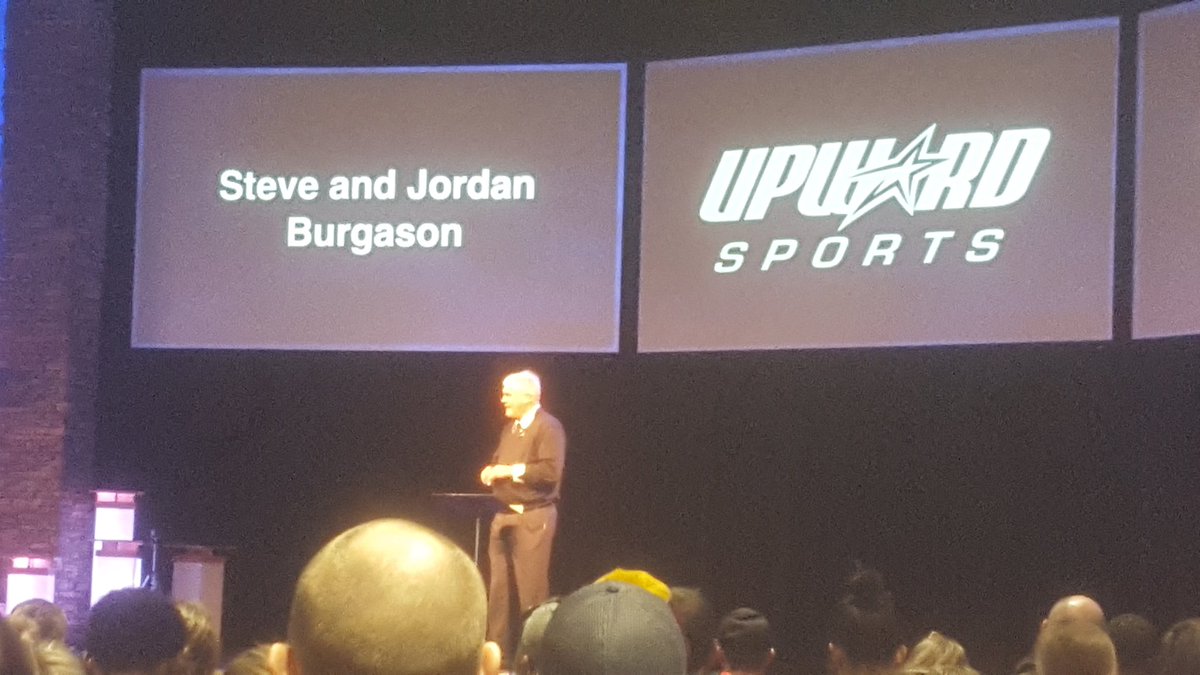 JSTEINO's tweet photo. Great message today @upwardsports Celebration having two @AHSHoops Greats - Steve Burgason &amp; @itsburgtime both gave a great message! #UpwardSports #AmesHighBasketball https://t.co/op4S8Kvky6