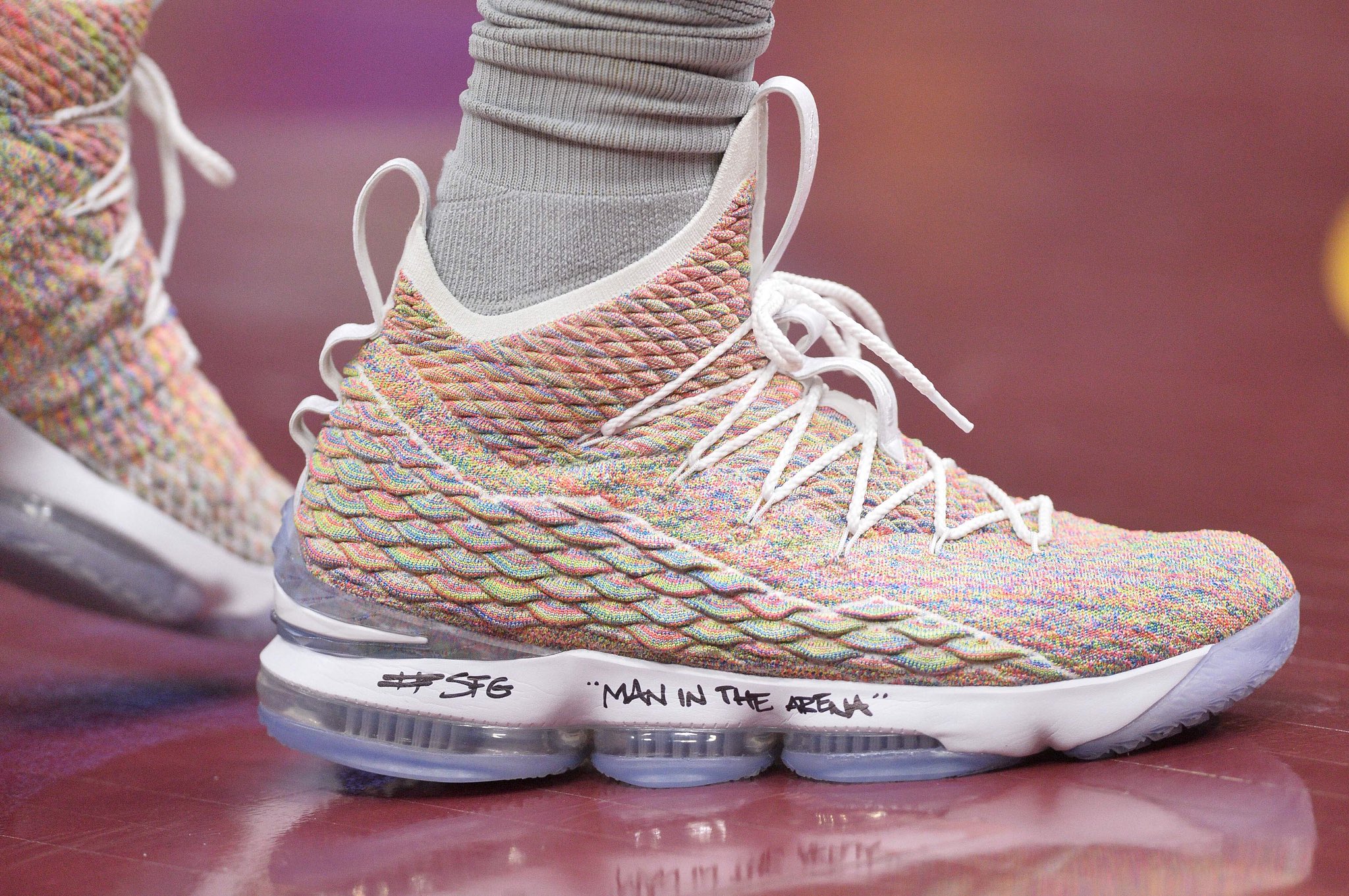 Lebron james 15 white hotsell