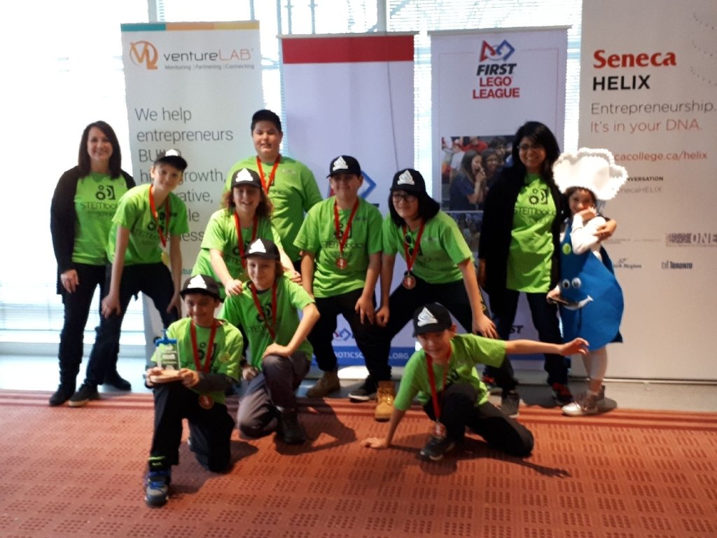 stem_minds's tweet photo. THEY DID IT!! Our #STEMbotics team won the #OIC championship for #innovation and will be moving on to worlds! Congratulations to the entire team, we are all so proud of your #dedication and #hardwork. Thank you to @ubiqweus and @HedgehogGear for helping to make this possible! https://t.co/olkLBGrdqy