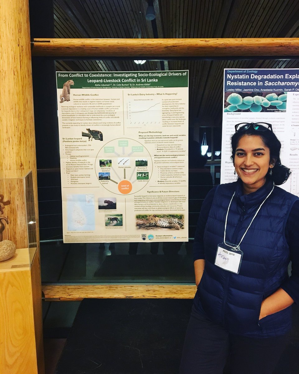 aisha_uduman's tweet photo. First time presenting at an academic conference! Grateful for this engaging, educational opportunity @UAlberta @PSF @UBC @ubcforestry @BamfieldMSC #PEEC2018 https://t.co/YUOT6jnW98