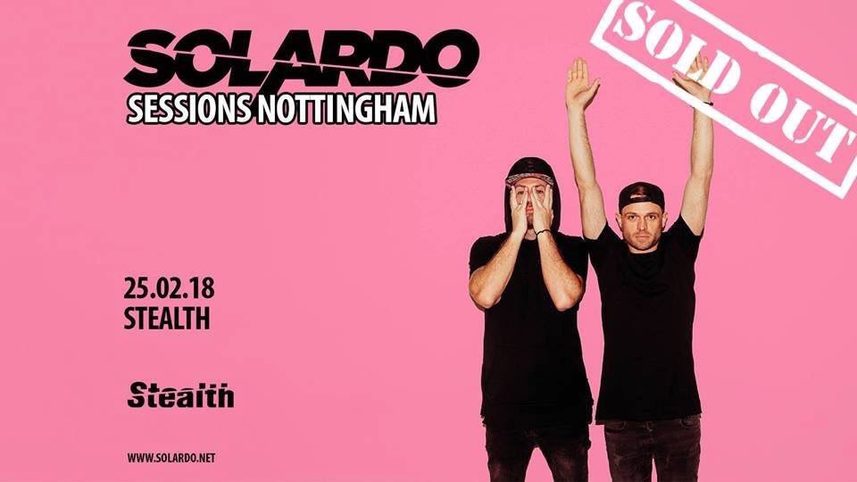 stealthclub's tweet photo. Tonight: @solardomusic, @_krysko &amp; more! See you down the front... 🔊🔥🙌 #SolardoSessions. https://t.co/PlTEnt25ma