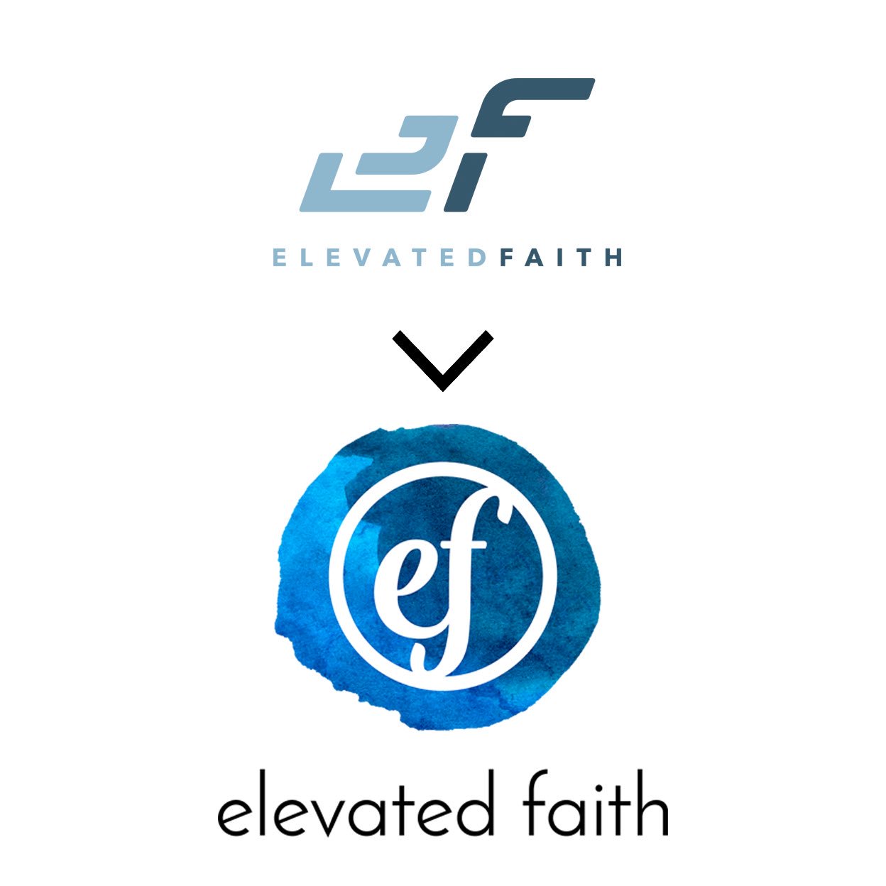 Elevated Faith on X: HUGE NEWS!! We are excited to announce that Elevated  Faith has had a branding makeover! What do you think of our new logo?! 😎  Our mission is still