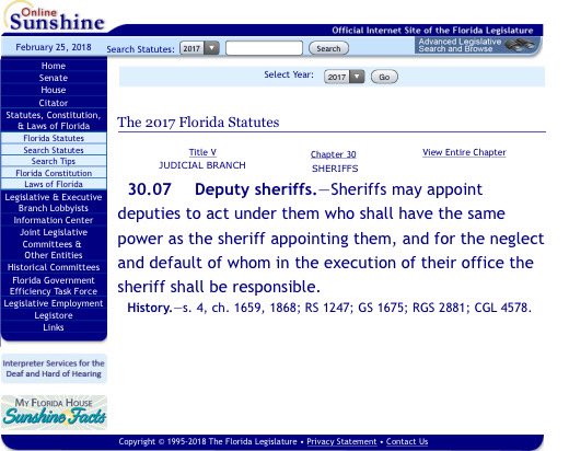 FL Statutes
Title V
30.07

#FireScottIsrael
