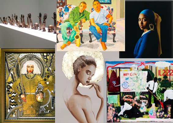 Students at @westendmiddle will be exploring, discussing, & writing about contemporary artwork by @hankwthomas, @AwolErizku, @DKCartwright14, @jordan_casteel, @LinaViktor, & Kerry James Marshall this week during PLT!