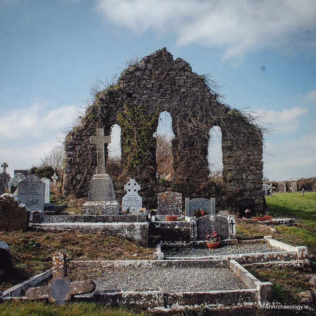 irarchaeology's tweet photo. Medieval church ruin at Crooke, Co Waterford. The site was closely associated with Knights Templars and subsequently the Knights Hospitallers https://t.co/B98FlEZGx4