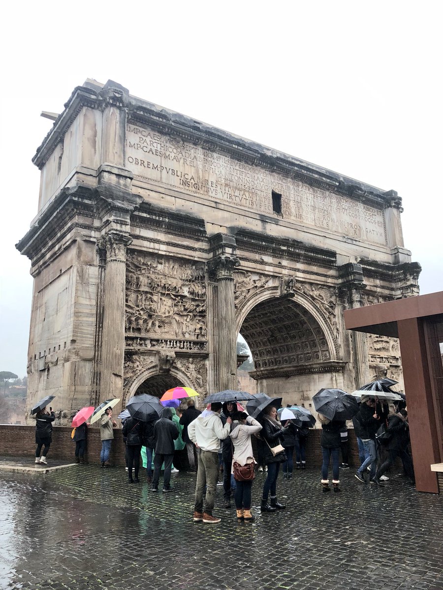 HUFlorence's tweet photo. 2/4 Our first stop on our second day was St. John in Lateran then St. Clement, the Colosseum and the Roman Forum! https://t.co/1L0P0c3mqR