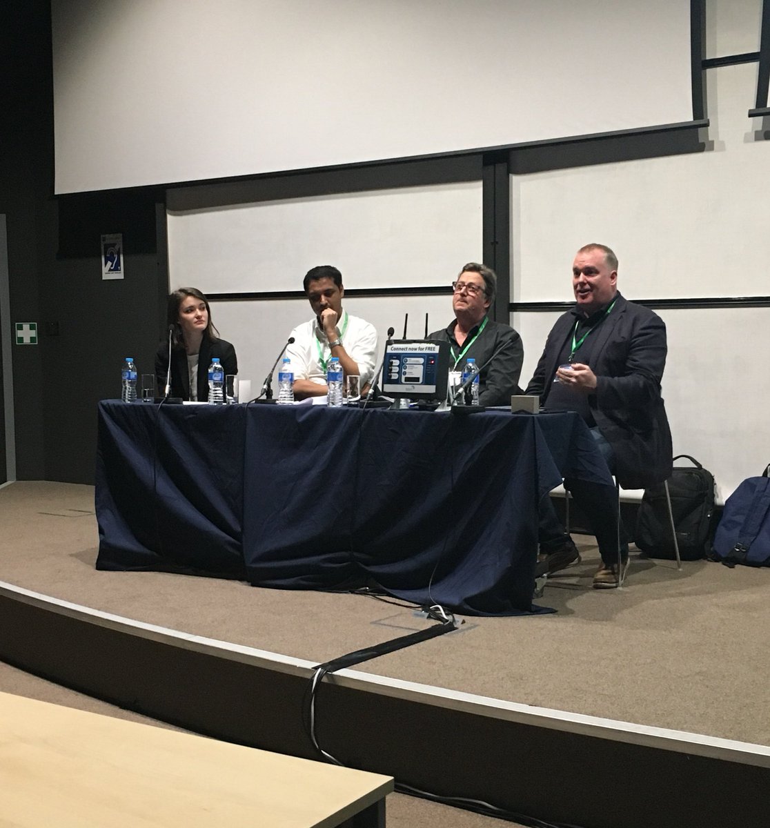 SophieJean2013's tweet photo. #Digital #Africa panel at #OxFID2018: 1.3% of Wikipedia edits come from Africa. That’s less than from the Netherlands alone. Digital imperialism? @UniofOxford @mikesanter https://t.co/hnaYsGXydV