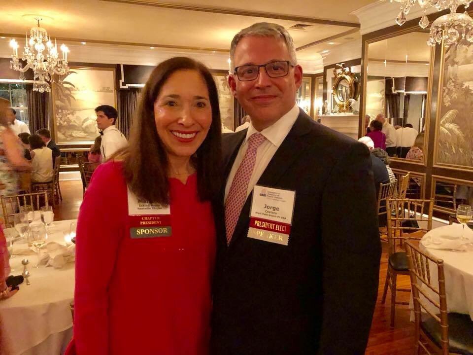 IAFL_FamLaw's tweet photo. @marleneemoses passing over the @IAFLUSA President’s baton to @CesteroJM #IAFL #IAFLSavannah https://t.co/shaP8oW5S9