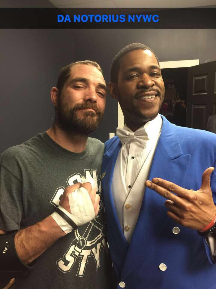 blklkp's tweet photo. Hey gang! #AddMeOnSnap for a lot of exclusive content from this past wknds @NYWCWRESTLING #PsychoCircus16 spectacular! #DevonMoore #LarryLegend #bkstg #TrueBlue #Philly #Bmore #NY #LongIsland #LastNight #NYWCSportatorium https://t.co/q5qhhCwQZI https://t.co/tVzkU973B0