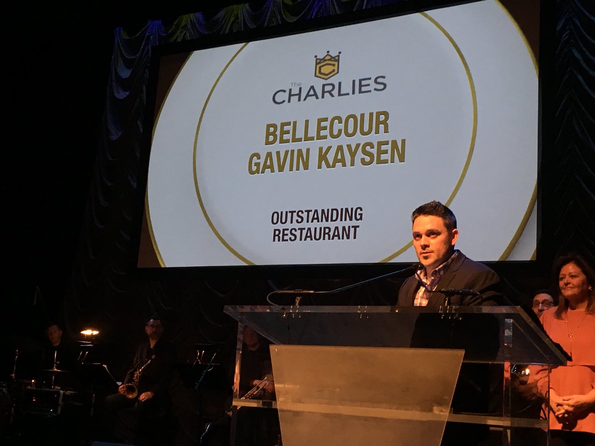 mspbjDeBaun's tweet photo. @bellecourmn wins the Outstanding Resturant Charlies Award @gavinkaysen https://t.co/j7vsBQ8YtR