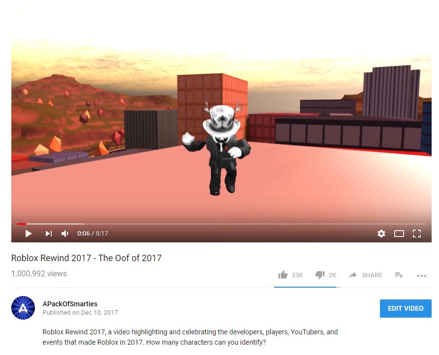 Apackofsmarties On Twitter Thank You Guys So Much For 1 Million Views On Roblox Rewind I Have Never Imagined I Would Ever Create A Video That Would Reach Such A Milestone I M - roblox rewind 2018 but better