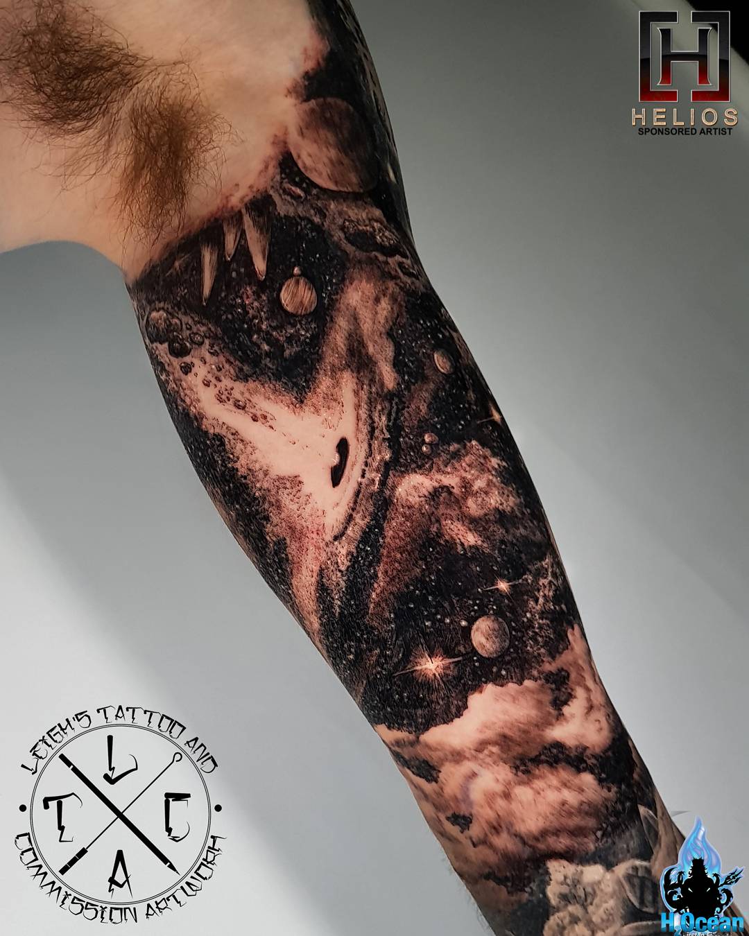 Celestial galaxy tattoo artwork  WildSlice