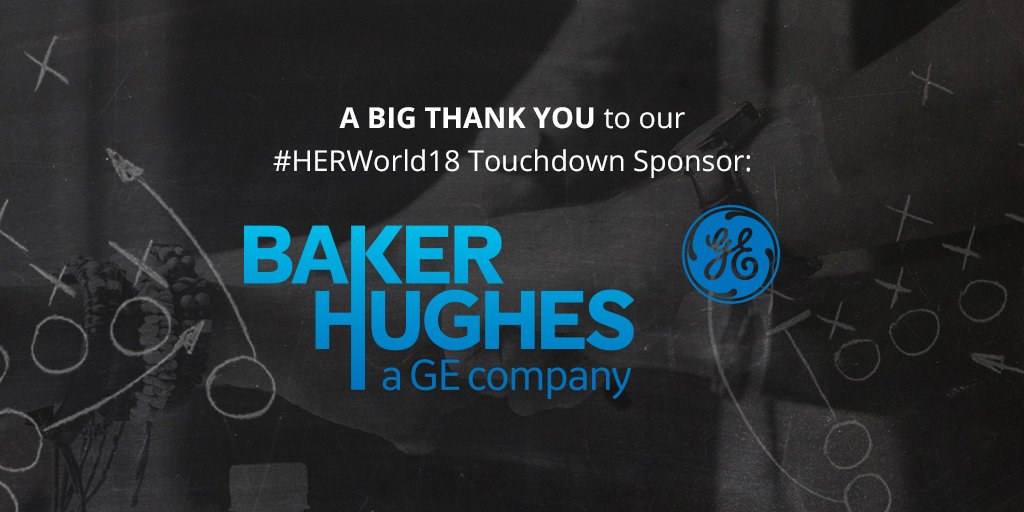 ALLYEnergyInc's tweet photo. Sponsor Shout Out! Big Thank You to @ge_oilandgas for supporting #HERWorld18. It's possible because of sponsors like you. Get registered today -->https://t.co/afnImpNE7i #energyform #womeninenergy #teamwork #energyproud https://t.co/QP0GH48eYW