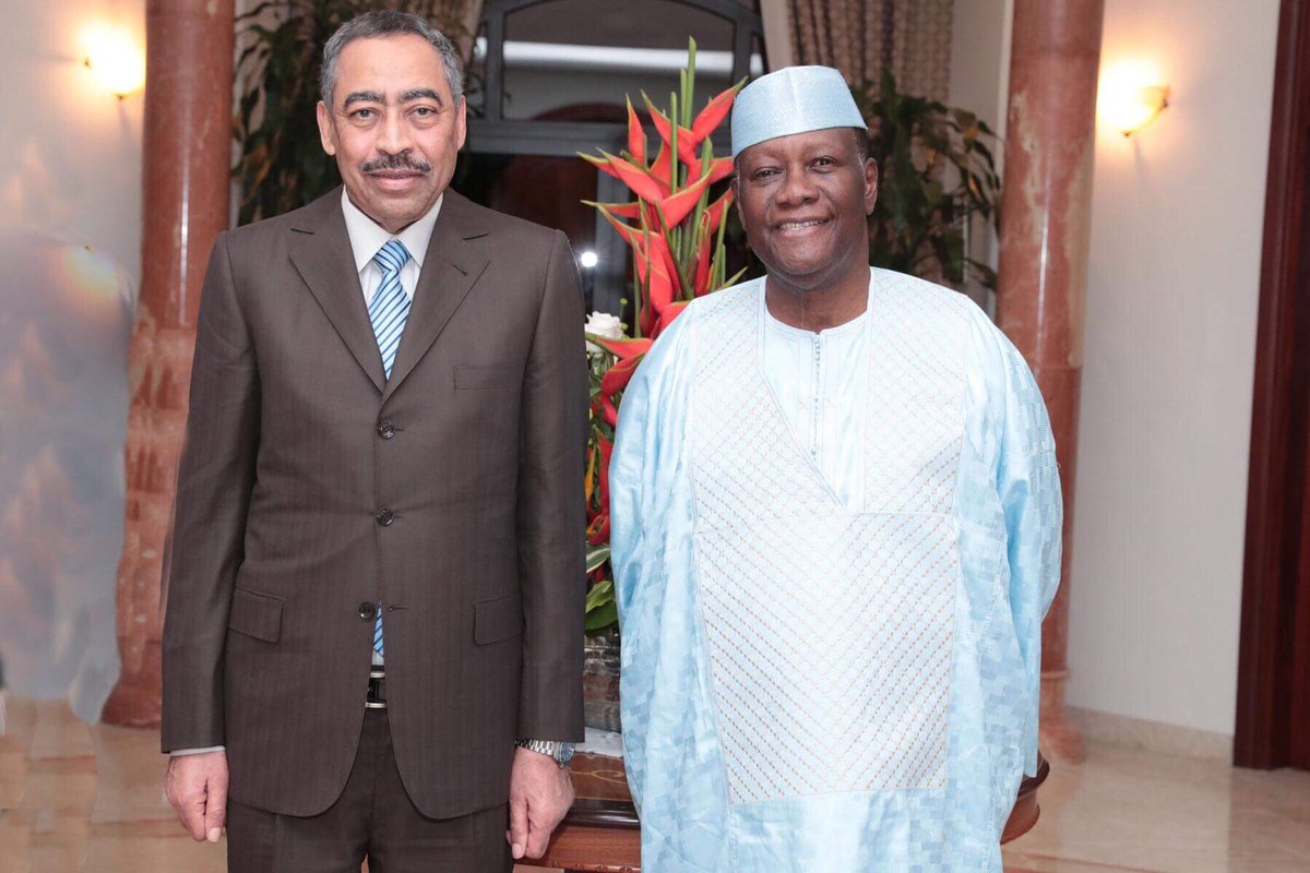 AOuattara_PRCI's tweet image. J’ai ai eu un entretien, ce dimanche 25 février 2018, avec le Vice-Ministre saoudien de la Défense, Almazid Mohammed Abdullah.L’entretien a porté sur le renforcement de la coopération bilatérale entre la Côte d&apos;Ivoire et le Royaume d&apos;Arabie Saoudite.